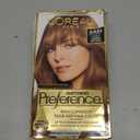 L'Oreal Paris Superior Preference Luminous Fade-Defying Permanent Hair Color, Hair Dye For Up to 9 Weeks of Radiance, Light Amber Brown 6AM, 1 Hair Dye Kit