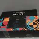 17.5" Portable DVD Player with 15.6" Large HD Screen, 6 Hours Rechargeable Battery, Support USB/SD Card/Sync TV and Multiple Disc Formats, High Volume Speaker, Black