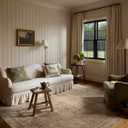 Loloi Chris Loves Julia Ramona Wheat/Tobacco 5'-0" x 5'-0" Round Accent Rug