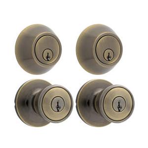 Atlas Home Security Exterior and DeadBolt, 4 Keys,