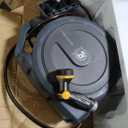 Giraffe Tools Retractable Garden Hose Reel 1/2 Inch x 155 with 5 ft Leader Hose, Heavy Duty, Any Length Lock, Slow Return System, Wall Mounted and 180 Deg Swivel Bracket