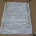 PPH-Sisy Acrylic Sign Holder 8.5 x 11, Double Sided Clear Display Stand, Gold Flyer Holder 8.5 x 11 for Home Office Shop Restaurant 4 Pcs