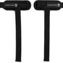 Gymreapers GripLink Lifting Straps  Heavy Duty D-Ring Weight Lifting Wrist Straps with Anti-Slip Silicone Grip Beads, Cushioned & Adjustable Support for Deadlifts, Powerlifting, Cable Machines & Gym Training (Black/White)