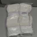 Seematn 50 Pcs Mini Christmas Stockings Small Christmas Stockings Bulk Xmas Tree Decorations for Office Colleague Gifts Church Charity Donate Decor, 5.9 x 3.2 Inch(Ivory,White)