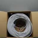 MONK CABLES | CAT6 Plenum Cable 1000ft | UTP, 23AWG, 550MHz | DSX-8000 Certified | Most Certified Cable of The Whole Market (Grey)