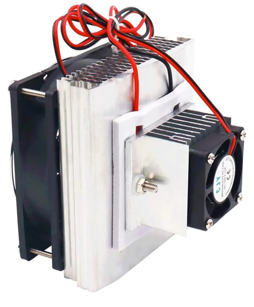 Yrhrol Mini Air Conditioner DC 12V DIY Thermoelectric Peltier Refrigeration Cooling System Heat Sink Conduction Module Semiconductor Fridge Refrigeration Cooling System DIY Kit