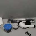 Electric Spin Scrubber - Cordless Bathroom Scrubber with 7 Brush Heads - Dual Speed IPX7 Waterproof Power Scrubber for Heavy-Duty Bathtub, Glass, Tile And Car Cleaning (White)