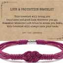 Infinity Protection Bracelet, Forever Lucky and Safe Multiple Color Tibetan Bracelet, Surfer String Wrap Bracelet for Men, Women, Forever Friendship, Luck and Protection