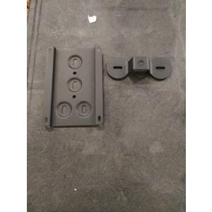 Front Bumper License Plate Frame Kit