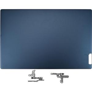 Replacement LCD Back Cover Top Lid with Hinges for Lenovo ideapad 5-15ITL05 5-15IIL05 5-15ARE05 Series Laptop 5CB0Z31048, Dark Blue