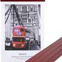 Magnetic Poster Hanger, 18x24 18x12 18x24 Poster Frame Wood Wooden Magnet Print Posters Dowel Scroll Hanger Hangers Hanging Kit for Walls Map Canvas Artwork (Mahogany, 18")