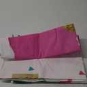 Lofaris Dinosaur Three-rex Birthday Party Backdrop Girls Happy 3rd Birthday Palm Leaves Pink Flower Background 3 Years Old Party Decorations Supplies Banner Photo Shoot Studio Props 7x5ft