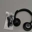 Wireless Headset with Mic for Work, Bluetooth V5.2 Headphones with AI Noise Cancelling Microphone, USB Dongle, Clear Calls & Mic Mute, for Laptop, PC, iPhone & Android Phones (Black)