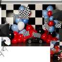 Kate Race Boy Birthday Background Balloons Party Decoration Cake Smash Seamless Photography Backdrop 7x5ft