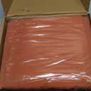 Amazon Basics Lightweight Microfiber 4-Piece Bed Sheet Set, Brick, Solid, King