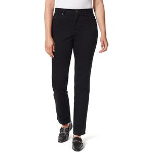 Gloria Vanderbilt Women's Amanda Classic High Rise Tapered Jean Standard (14, Black)