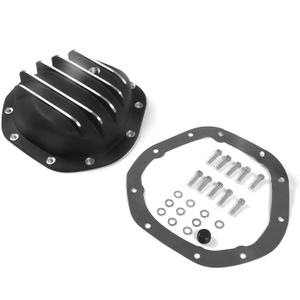 Kessocco 10 Bolt GM Differential Cover Aluminum Dana 44 10 Bolt Differential Cover Kit for Chevy GM Ford Dodge, Black