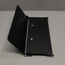 Clipboard Foldable Without Edition Cheat Charts, 3 Layers Aluminum, Nurse Board w/Low Profile Clip&Pen Clip Pocket, Black