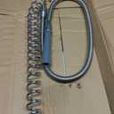 Commercial Sink Sprayer Hose,Commercial Kitchen Sink Faucets Flexible Hose Replacement(44 inch),with 304 Stainless Steel Pre Rinse Spring, Suitable for Use with Commercial Faucets