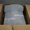 Heated Blanket King Size with 1/2/4/6/8 Hours Auto-Off 10 Heat Level, 90'' * 100'' Cozy Faux Rabbit Fur Bubble Electric Blanket with Overheat Protection(Dark Grey)