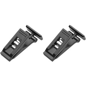 2PCS Self Adhesive Car Note Pad Holder - Window Memo Holder Car Parking Ticket Retainer Clips - Multi-Function Sunglasses Holder Clip Vehicle Storage Clamp for Card Bill Pictures (Paste)