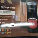 Keurig K-Supreme Single Serve K-Cup Pod Coffee Maker, MultiStream Technology, 4 Brew Sizes, 66oz Dual-Position Removable Reservoir, Black