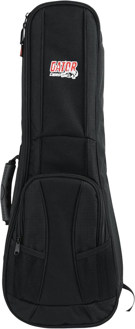 Gator Cases 4G Series Gig Bag For Concert Style Ukuleles with Adjustable Backpack Straps, (GB-4G-UKE-CON)