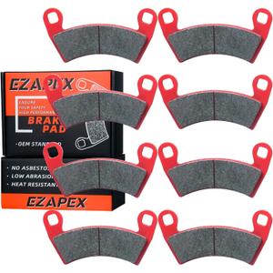 Upgraded Brake Pads Compatible with Polaris RZR XP 1000 EPS 2022 2021 2020 2019 2018 2017 2016 2015 2014 & 2014-2021 RZR 1000 XP 4 Except Premium Edition 4 Sets Ceramic FA452 OE 1911228