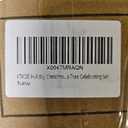 Christmas 4-Piece Set Wreaths and Wreaths Battery Box Powered LED Lights, Set of 2 Entrance Trees, White Lights, Green