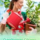 Irenare 24 Pairs Gardening Gloves Bulk for Women Ladies Breathable Rubber Coated Garden Glove for Yard Outdoor Work with Grip
