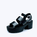 DREAM PAIRS Platform Heels for Women Lightweight Chunky Open Toe Stylish Comfortable Fisherman Sandals with Adjustable Ankle Strap, Size 7.5