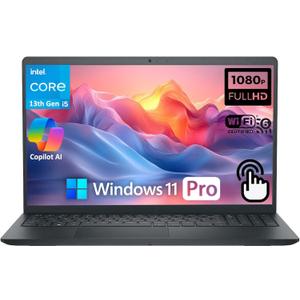 Dell 3530 Inspiron 15.6" FHD Touchscreen Laptop Computer for Business/Home/Student, Intel 10-core 13th Gen i5-1334U, Intel UHD Graphics, 32GB RAM 1TB SSD, AI Copilot, Numeric Keypad, Windows 11 Pro