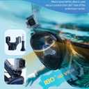 Greatever Full Face Snorkel Mask, Snorkeling Gear for Adults with Latest Dry Top Breathing System and Detachable Camera Mount, Foldable Snorkel Set for Family Snorkeling Trips, Anti-Fog & Anti-Leak
