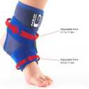 Neo-G Ankle Brace for Kids - Support For Juvenile Arthritis Relief, Joint Pain, Ankle Injuries, Gymnastics, Basketball, Volleyball - Adjustable Compression - Class 1 Medical Device - 1 Size - Blue (Blue)