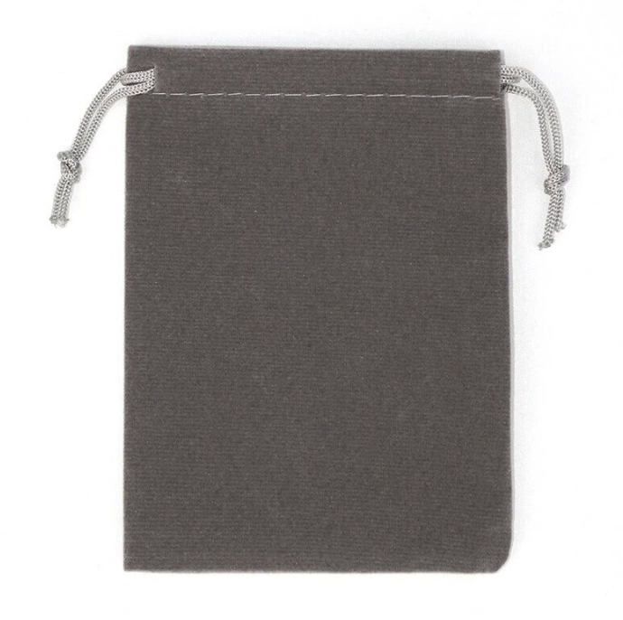 Gray All Occasions Gift Bags, Velvet