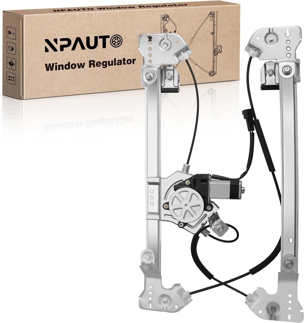 Front Driver Side Power Window Regulator with Motor Replacement for 2004 2005 2006 2007 2008 Ford F150 F-150 (Extended Cab/SuperCab Only), Left, 741-430