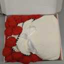 Flower Bouquet Blanket, Gifts for Mom Daughter Grandkids Her Wife Girlfriend, Completed Crochet Flower Blanket,Soft Knitted Throw Blankets,Housewarming Gifts for Birthday Anniversary (Red Roses)