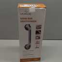 LEVERLOC 2 Pack Shower Grab Bars for Bathtubs and Showers, Easy to Install Suction Shower Handles for Bathroom Removable Handrails for Seniors Elderly Heavy Duty Safety Grip Waterproof Drill Free Gray (16.8 2 Set)