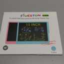 FLUESTON LCD Writing Tablet, Doodle Board Toys Gifts for 3-8 Year Old Girls Boys, 15 Inch Colorful Electronic Board Drawing Pad for Kids, Gifts for Toddler Educational Learning Travel Christmas, Blue