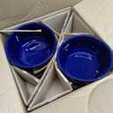 Mason Craft & More 12 Piece Stoneware Café Dinnerware Set, Service for 4 - Navy