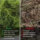 Artificial Moss for Crafts, 10.6OZ Fake Green Moss for Potted Plants, DIY Decorative, Walls,Table Centerpieces Decor Fairy Garden Model Making (300g)