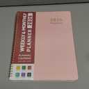 2026 Planner, Weekly and Monthly Calendar Planner, January 2026 - December 2026, Hardcover 2026 Calendar Book with Tabs For Women & Men, Inner Pocket, Spiral Bound, Perfect for Office Home School Supplies - A4 (8.5" x 11"), Pink