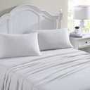 Laura Ashley Home - King Sheets, Cotton Flannel Bedding Set, Brushed for Extra Softness & Comfort (Chelsie Vine Grey, 4 pieces, King)