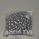 Aqua Eve One Piece Swim Dress Tummy Control Swimsuit with Skirt Modest Bathing Suit Vintage Swimdress (Large, Black Dot)