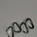 12KN Aluminum Carabiner Clip 4 Pack for Hammocks, 2700lbs Heavy Duty Large Clipping On Camping Accessories, Water Bottle,Backpacking and More - Black