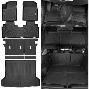 Custom Fit Floor Mats for 2023-2025 2026 Cadillac Lyriq
All Weather TPE Floor Liners & Trunk Mat & Backrest Protectors | Odorless Full Set Interior Accessories