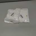 2 x Cap Baby Girls 100% Cotton Double Brimmed Eyelet Lace Bonnet with Flowers (0-3 Months, White)