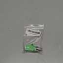 M12 to RJ45 Bulkhead Adapter Waterproof M12 X Code 8 Pin Male to RJ45 Jack Straight Ethernet Adapter Extension Green