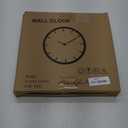 MYCENSE Cat Shaped Wall Clock Non-Ticking Battery Operated Art Clock for Bedroom Kitchen Decoration