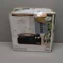 Victrola Eastwood  Bluetooth Record Player  3-Speed Turntable, Premium MM Cartridge, Vinyl Stream for Wireless Streaming, Removable Dust Cover, Built-in Speakers (Bamboo)